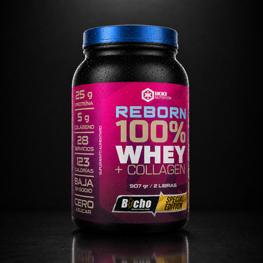 REBORN MUJER 100% WHEY + COLLAGEN — Bicho Special Edition 2LB